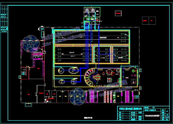 泳池整体规划CAD图片